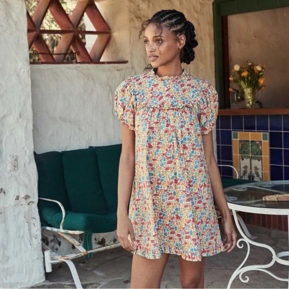 Doen Alice Dress, Liberty cotton Floral, NWT - XL - Picture 2 of 5